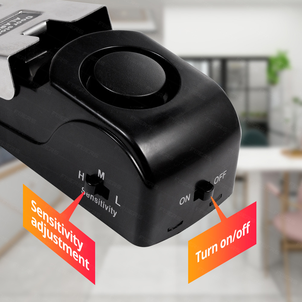 Home Security Deals - FUERS Deurstop Alarmsysteem 120dB Luid Draadloos