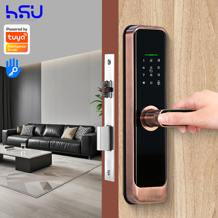 Home Security Locks For Doors - Digitaal slim deurslot met code, houten