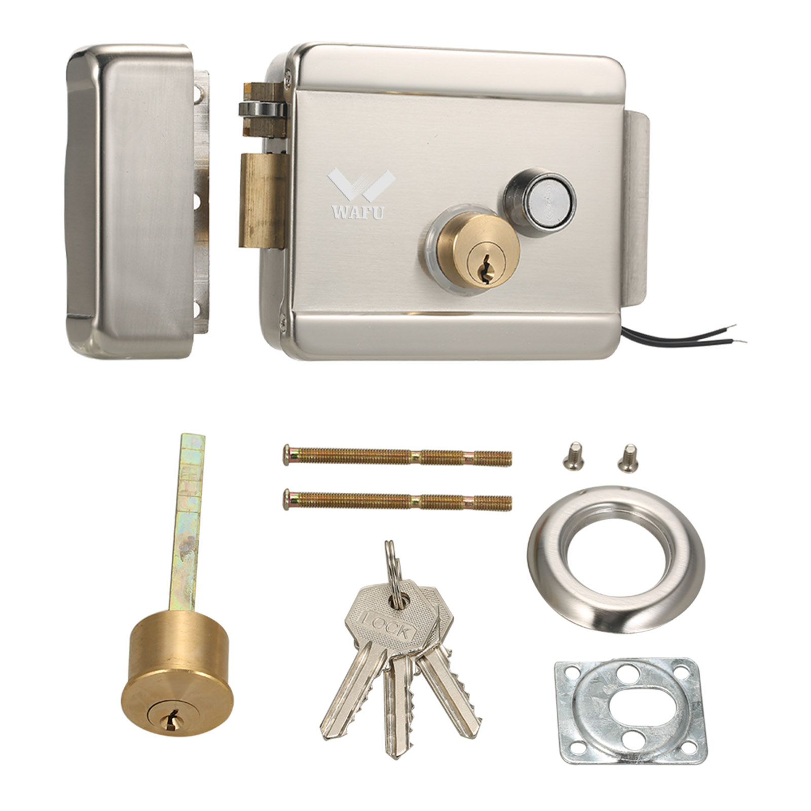 Home Security Locks For Doors - WAFU Slim elektrisch poortdeurslot Veilig elektrisch