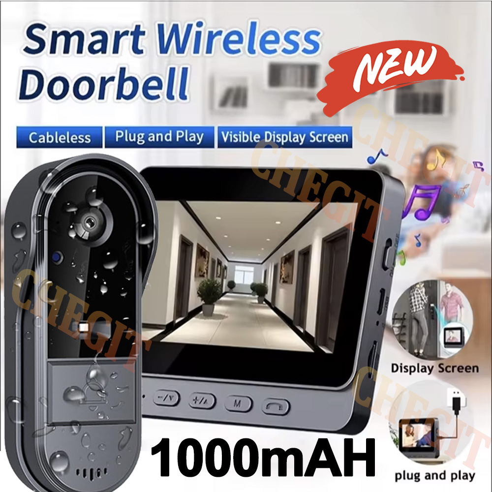 Home Security Prices - Draadloze Wifi Deurbel Camera 1080P Video