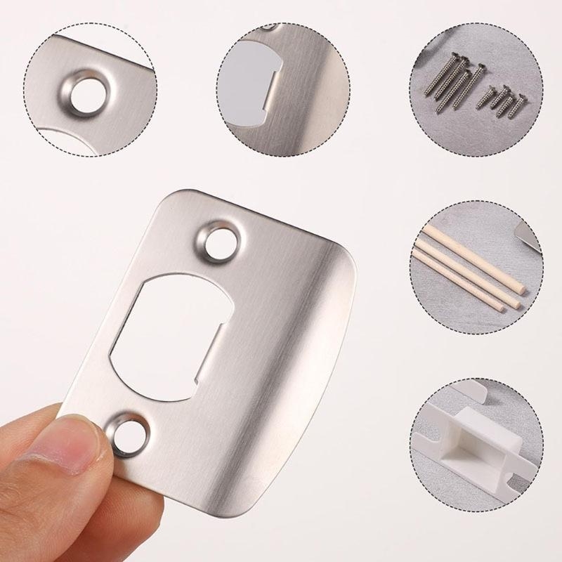 Home Security Locks For Doors - Deursluitplaatset Elegante deurslotgrendels Verstevigingsset Eenvoudige installatie