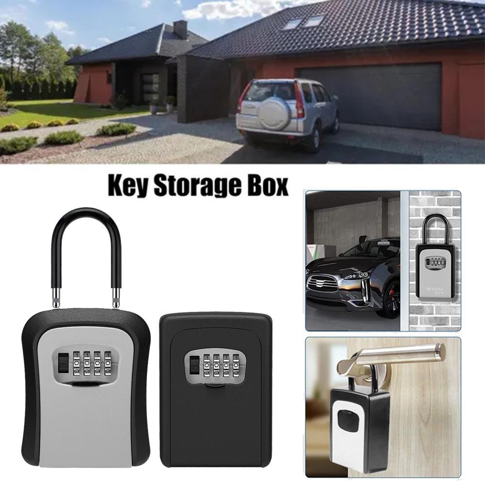 Safe Box Digital - Wandmontage combinatie slot sleutelkast waterdicht 4