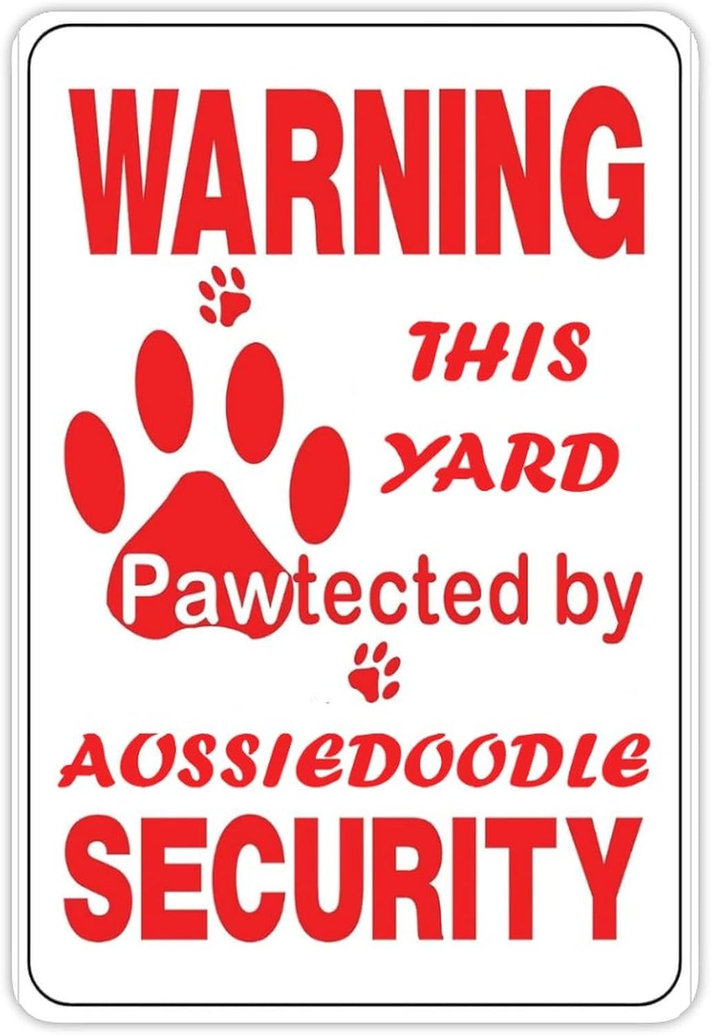 Home Yard Security - Waarschuwing: Deze tuin is beveiligd door