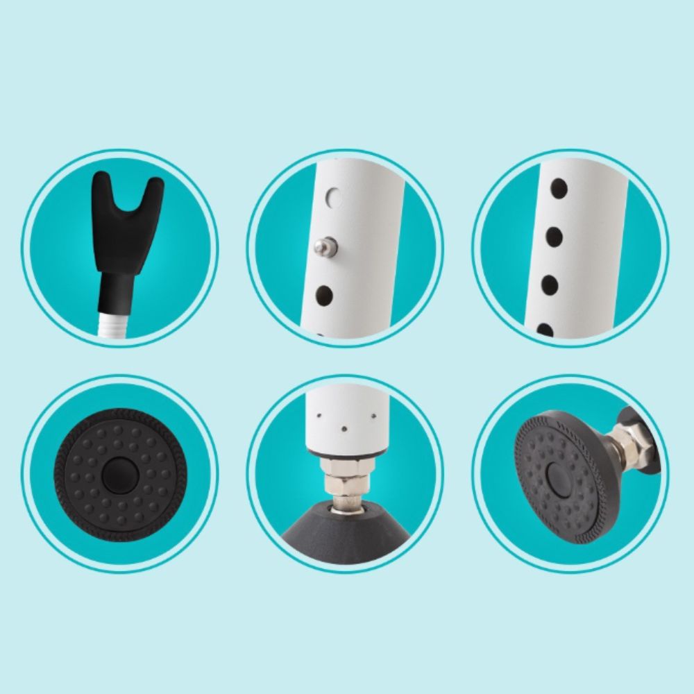 Home Security Jammers - Beveiligingsstang Zware deurbeveiligingsstang Verstelbare voordeuren Beveiligingsdeur