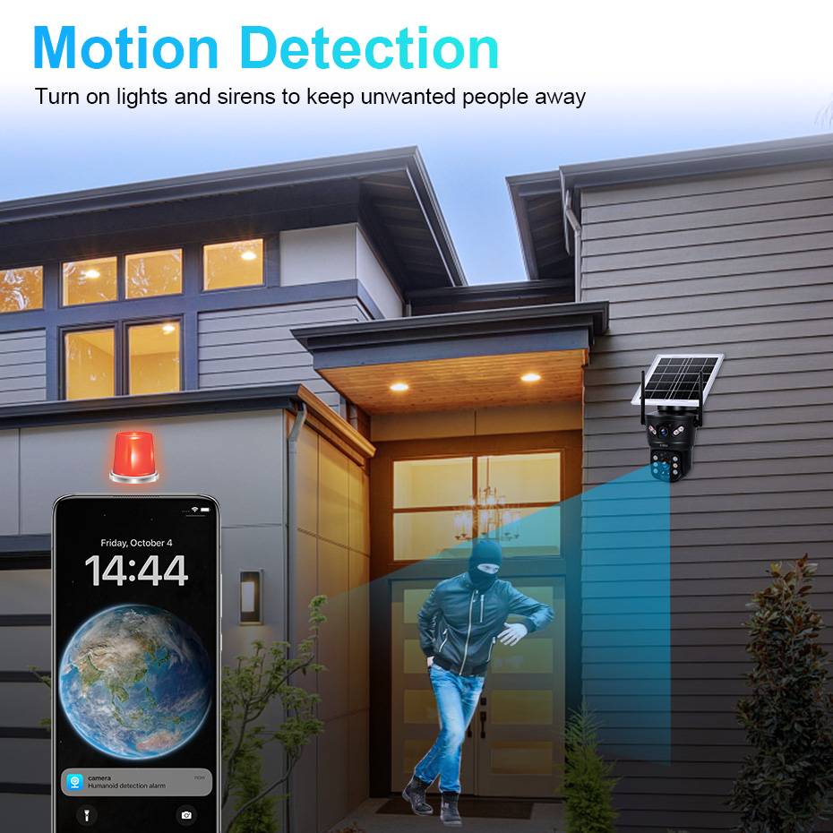 KERUI 6MP 4G SIM WiFi Solar Ca - Home Security Prices recensie en prijs