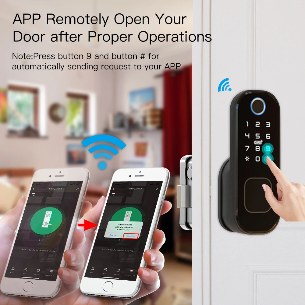 MOES WiFi Tuya Smart Lock Deur - Home Security Locks For Doors recensie en prijs