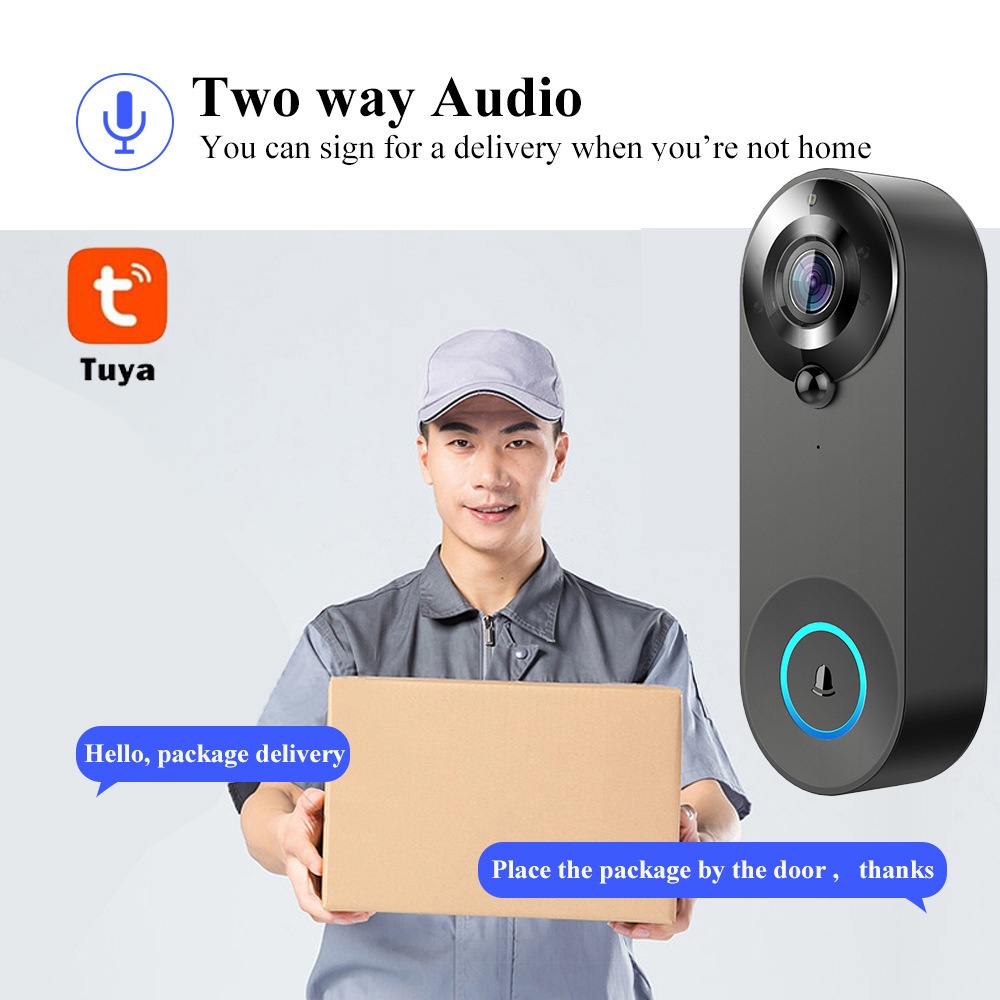 Tuya 1080P Draadloze WIFI Deur - Home Security Prices recensie en prijs