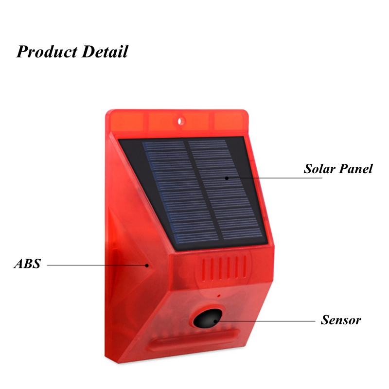Solar Alarm Lamp Afstandsbedie - Home Yard Security recensie en prijs