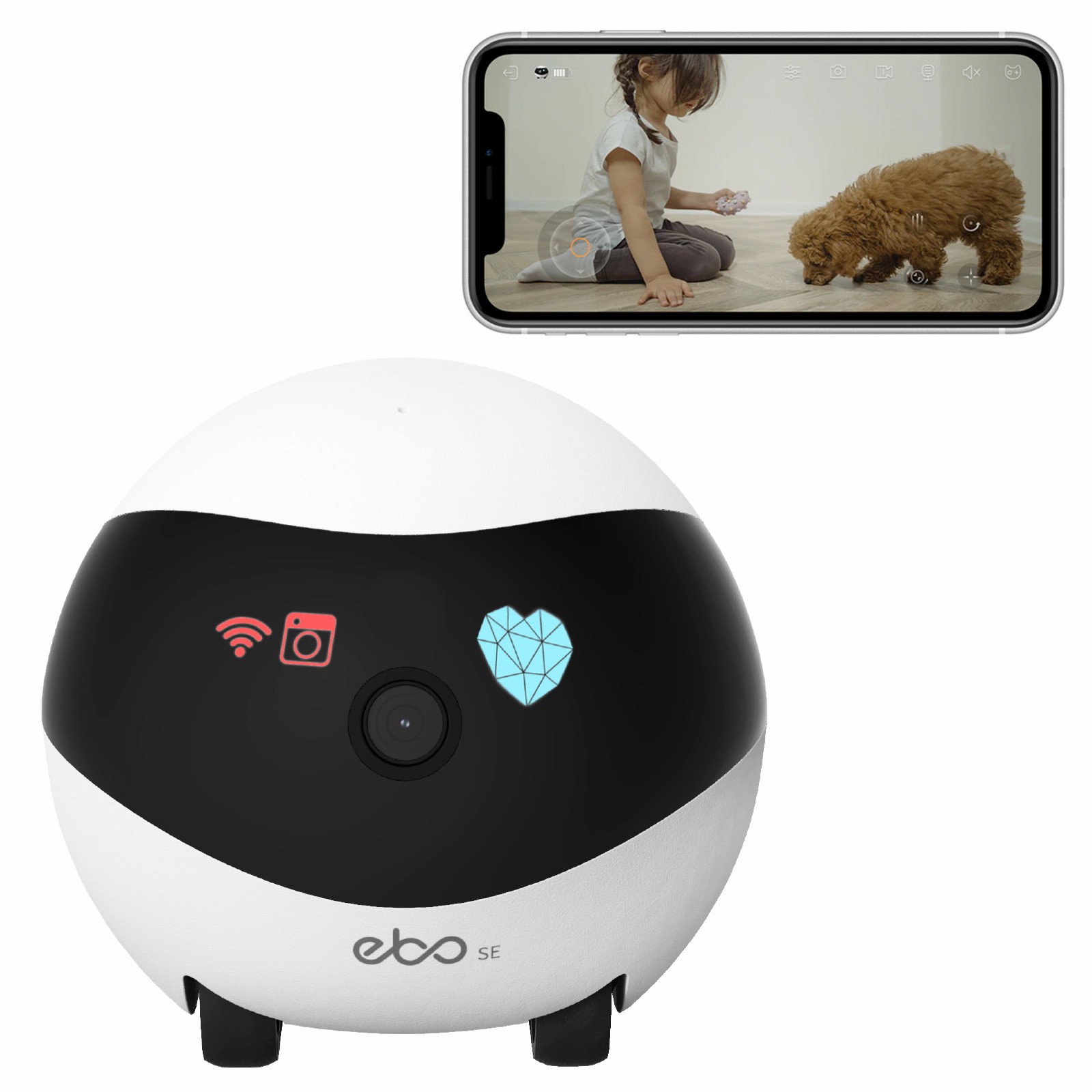 EBO SE Smart Home Robot Compan - Home Security Robots recensie en prijs