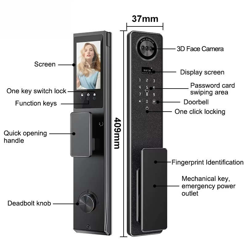 Tuya WiFi Smart Door Lock, bio - Home Security Locks For Doors recensie en prijs