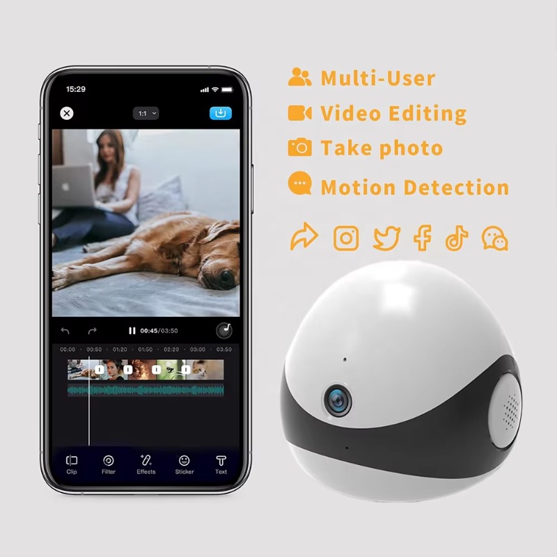 Draadloze 2K HD mobiele huisdi - Home Security Robots recensie en prijs