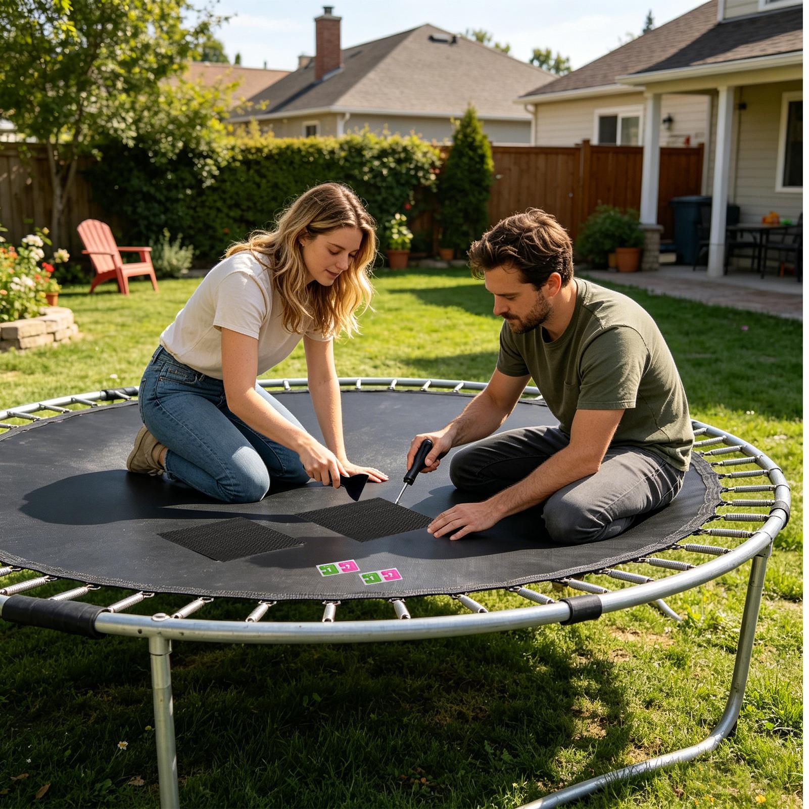 Trampolinepatch Sterk, voor al - Home Yard Security recensie en prijs