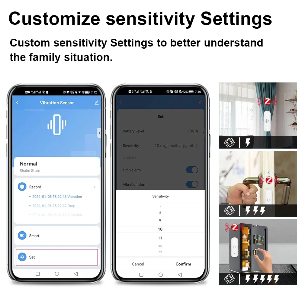 Smart ZigBee Trillingssensor A - Home Security Business recensie en prijs