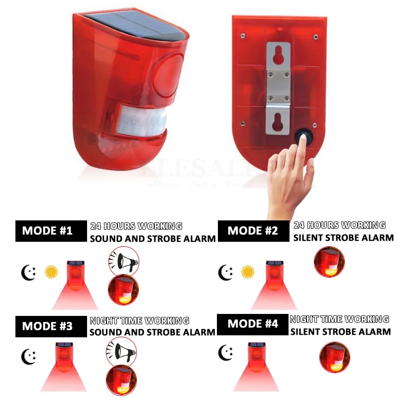 Waterdicht alarmlicht op zonne - Home Security Deals recensie en prijs