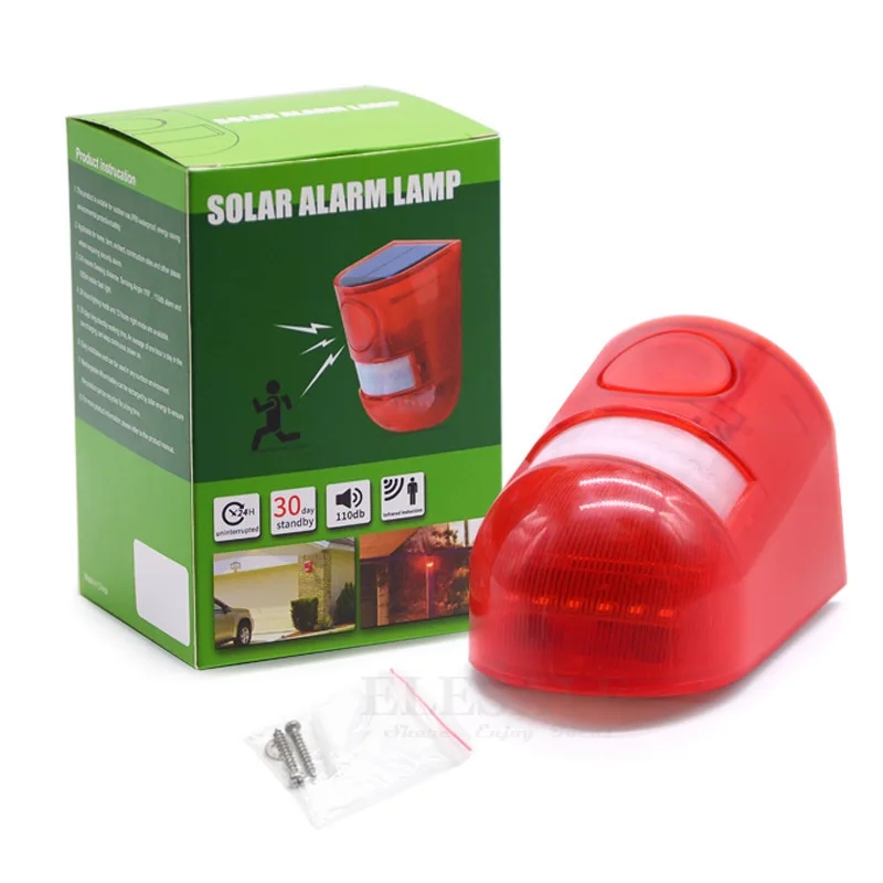 Waterdicht alarmlicht op zonne - Home Security Deals recensie en prijs