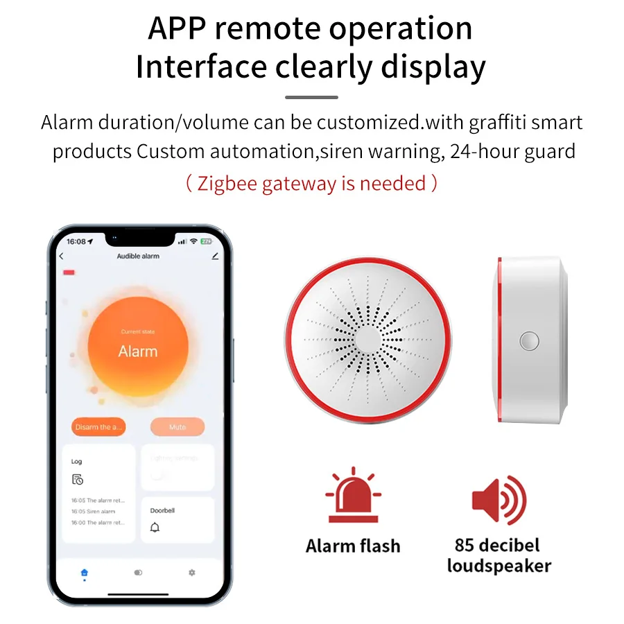 Tuya WiFi ZigBee Smart Alarm S - Home Security Deals recensie en prijs