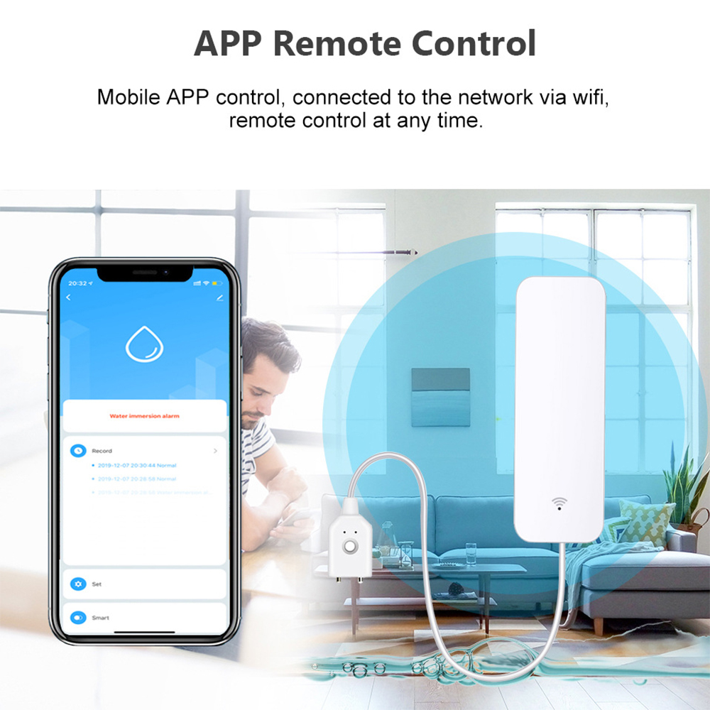 Tuya WiFi waterleksensor, wate - Home Security Business recensie en prijs