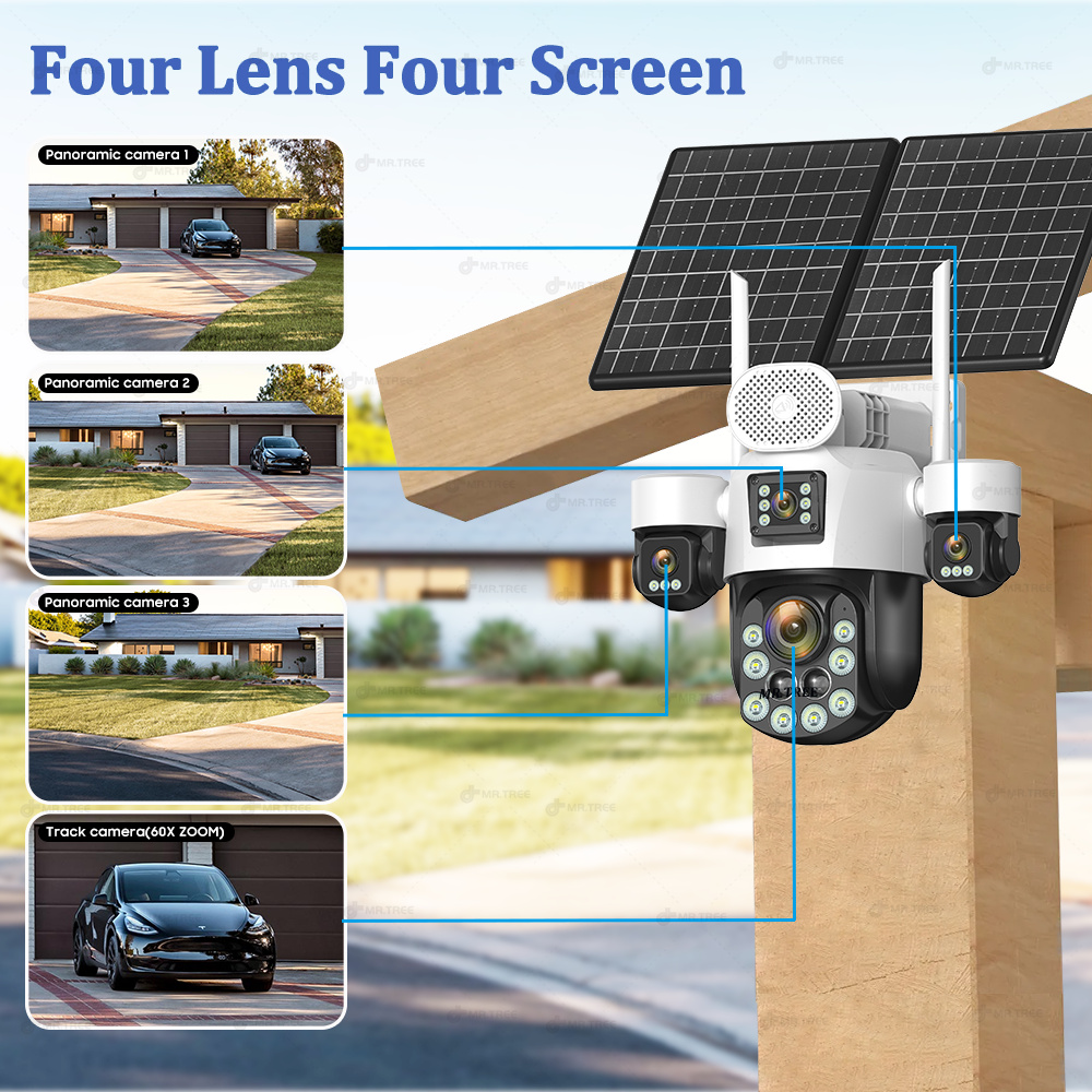 AOV Vier Lens Outdoor Surveill - Home Security Battery recensie en prijs