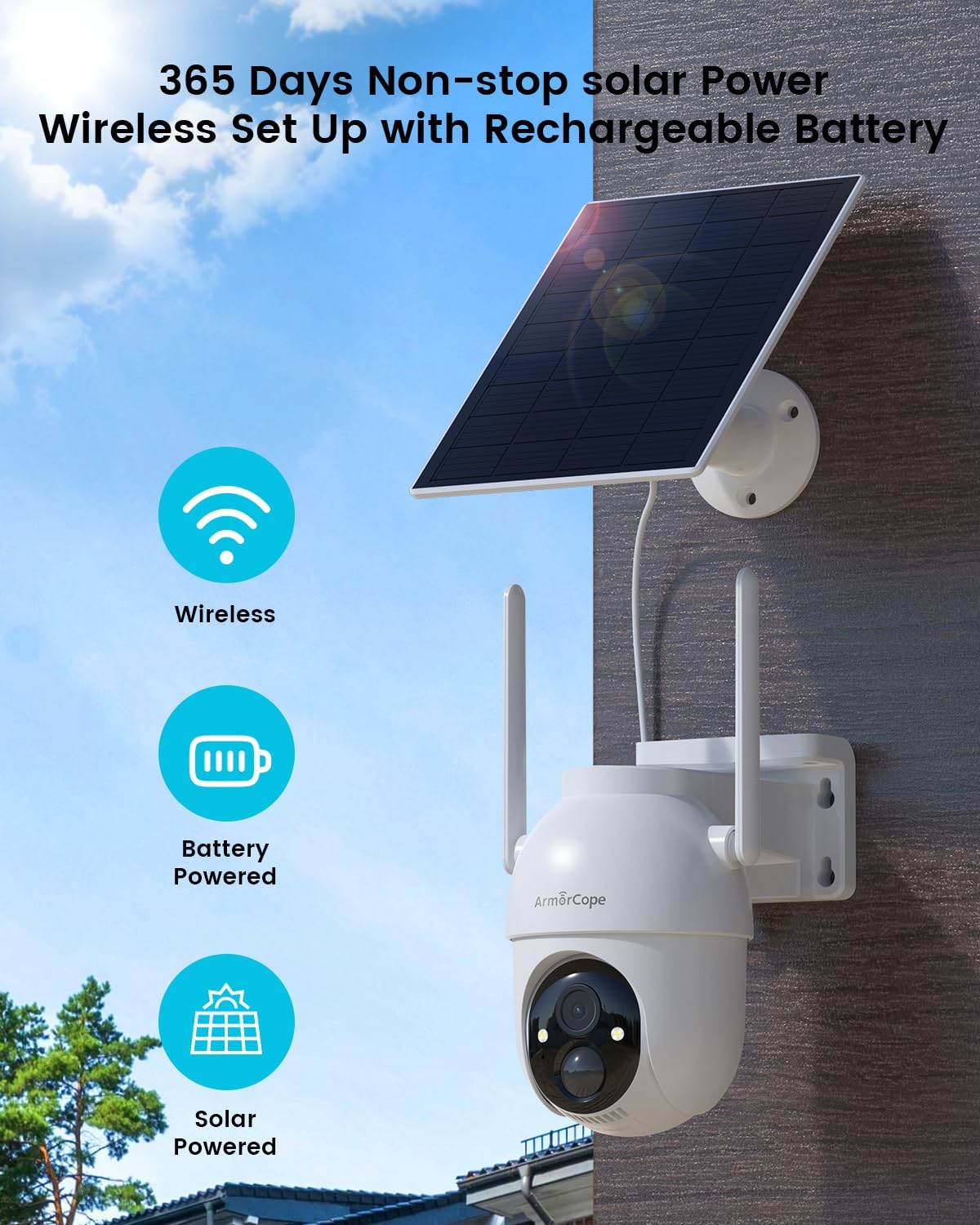 Draadloze buitenbeveiligingsca - Home Security Cameras No Subscription recensie en prijs