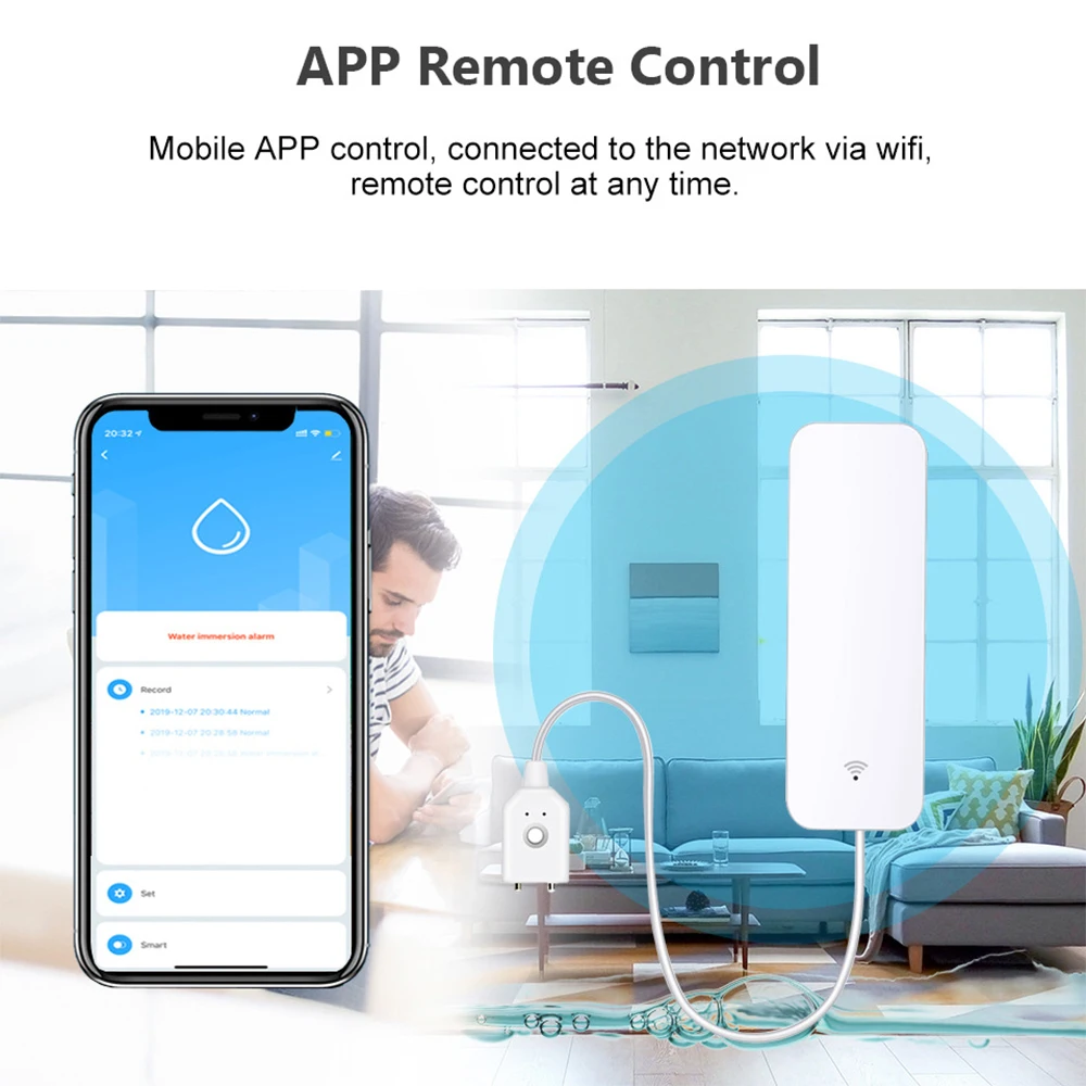 Tuya WiFi Zigbee Watersensor S - Home Security Business recensie en prijs