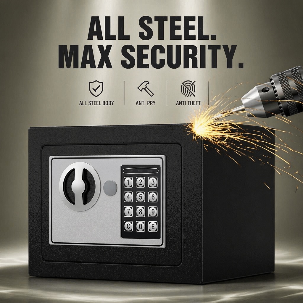 Volledig stalen elektronische  - Safe Box Digital recensie en prijs