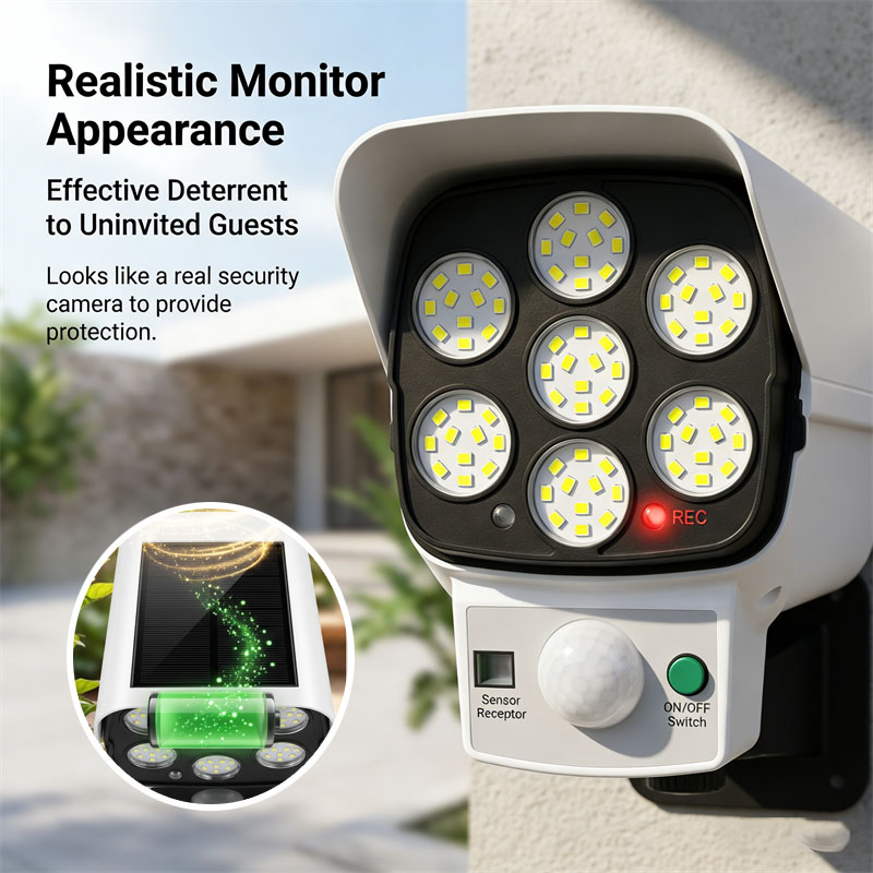 Zonne-aangedreven nep-beveilig - Home Yard Security recensie en prijs