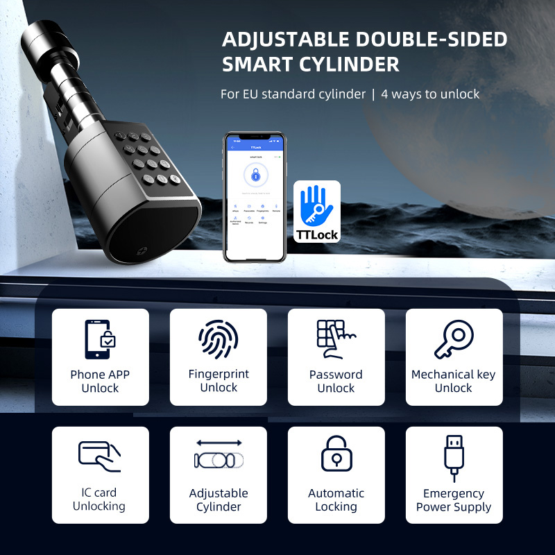 Smart Euro Cilindrisch Deurslo - Home Security Locks For Doors recensie en prijs