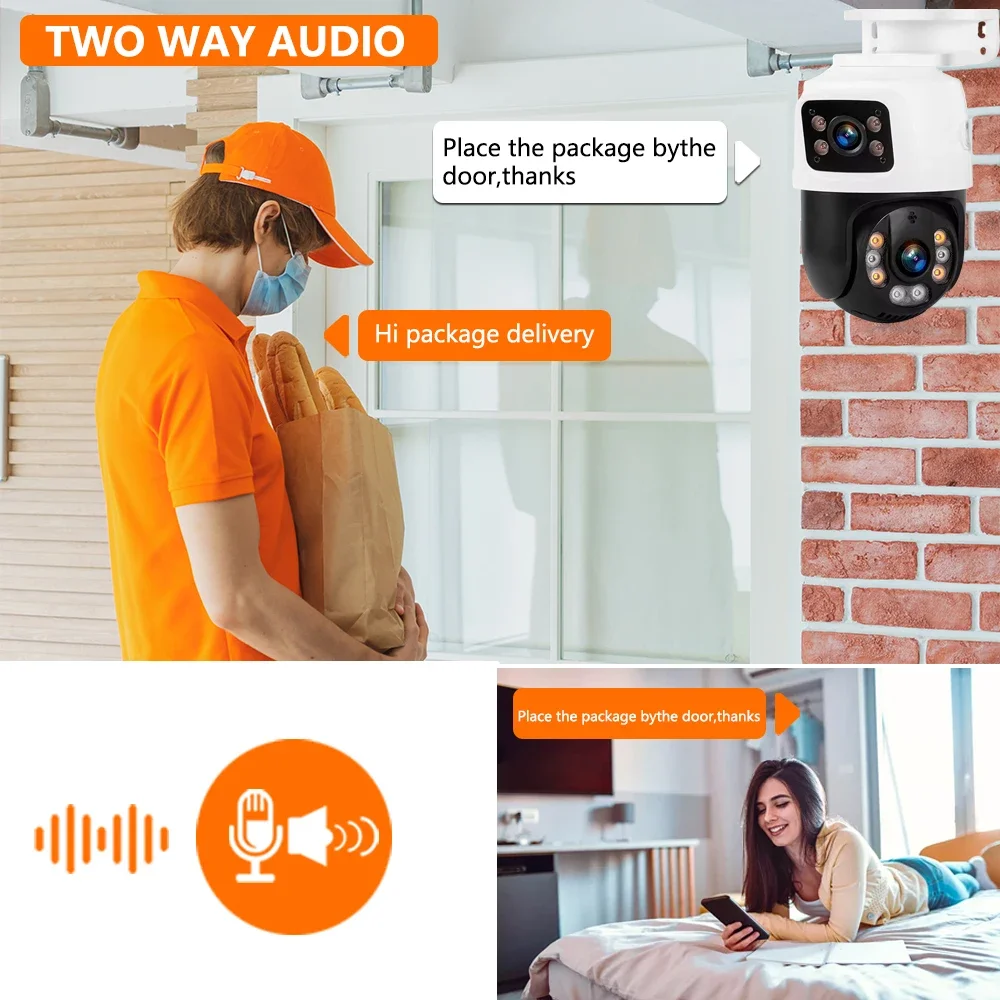 Buiten 8MP POE PTZ beveiliging - Home Yard Security recensie en prijs