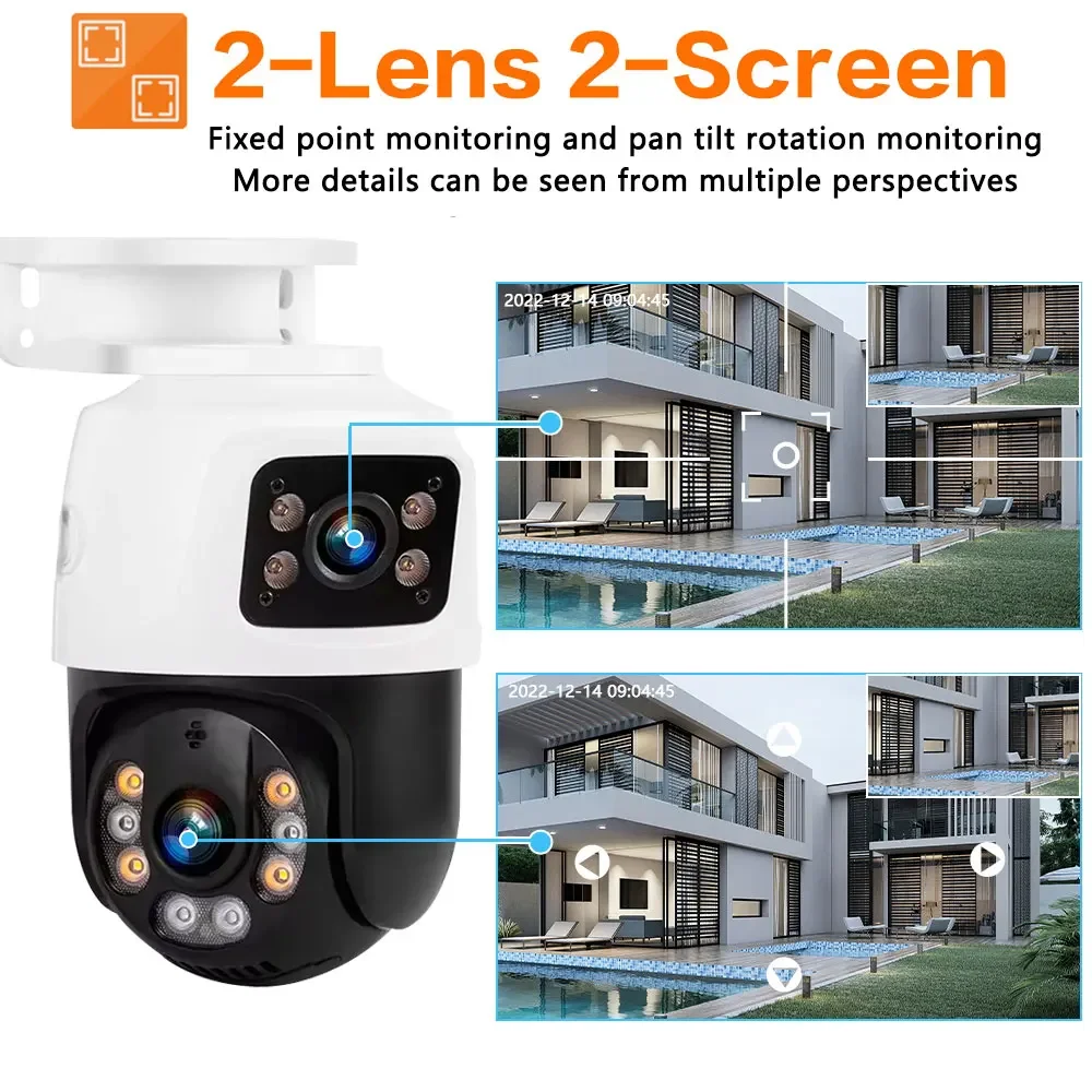 Buiten 8MP POE PTZ beveiliging - Home Yard Security recensie en prijs
