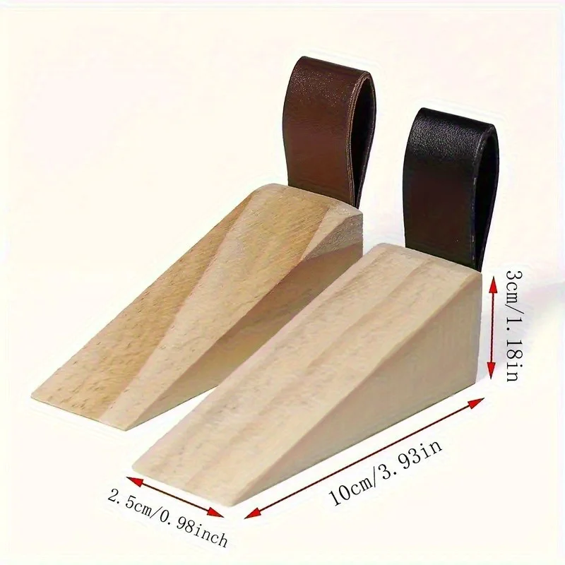 1pc massief houten deurstopper - Home Security Jammers recensie en prijs
