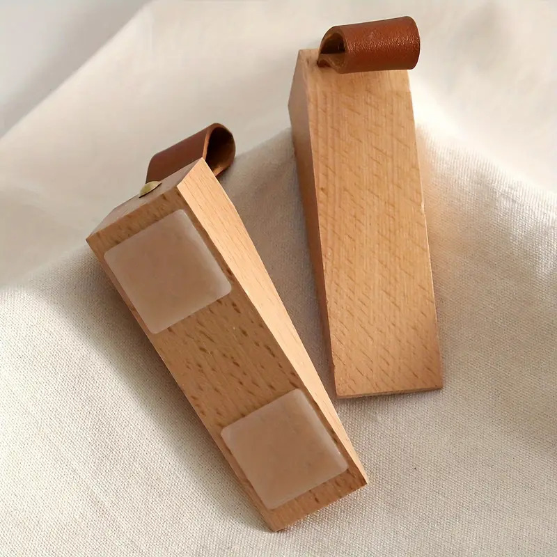 1pc massief houten deurstopper - Home Security Jammers recensie en prijs