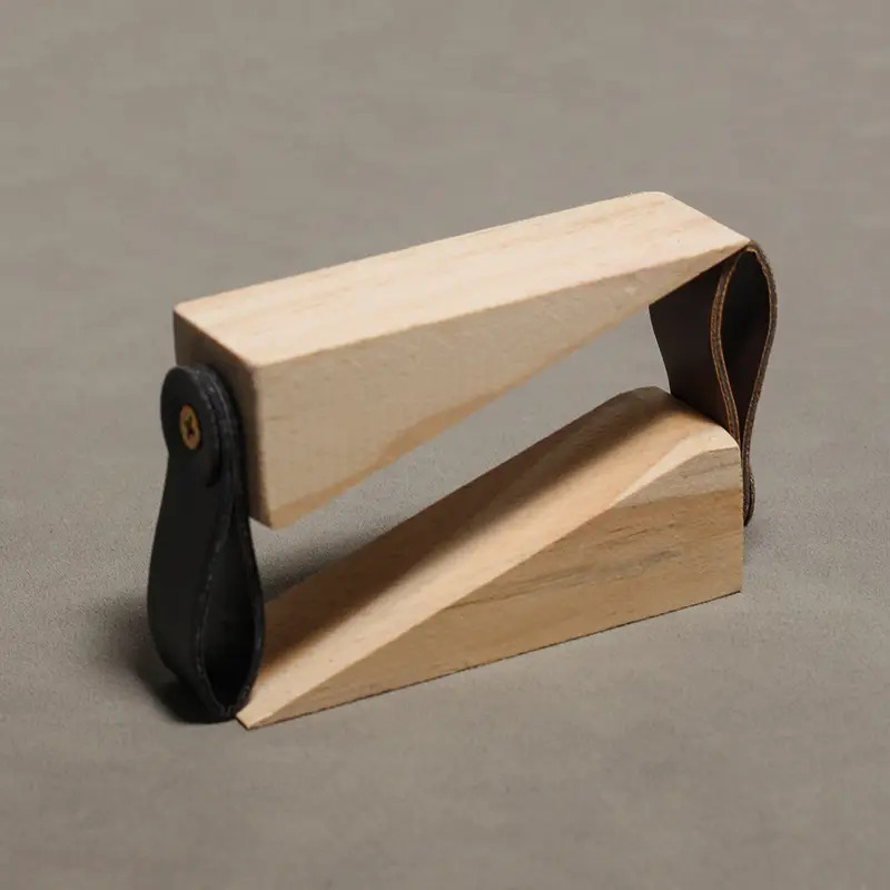 1pc massief houten deurstopper - Home Security Jammers recensie en prijs