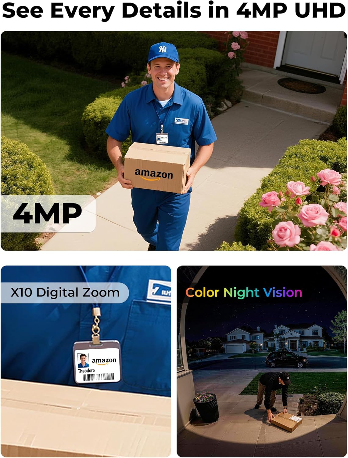 Draadloze buitenbeveiligingsca - Home Security Cameras No Subscription recensie en prijs