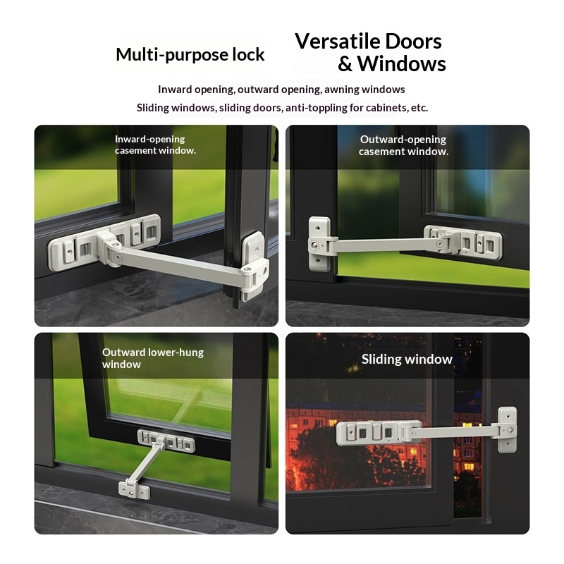Verstelbare babyveiligheidsslo - Home Security Locks For Doors recensie en prijs