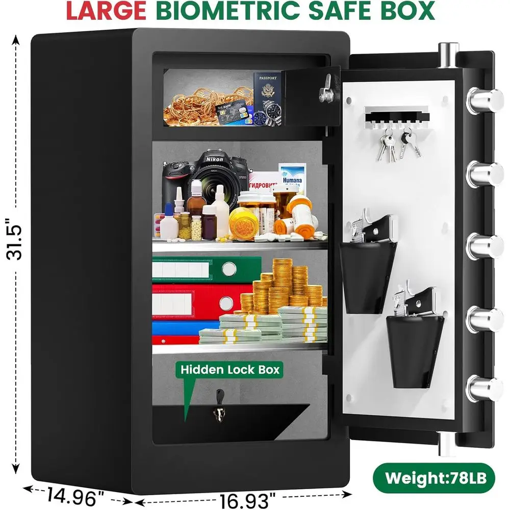 Robuuste biometrische kluis, w - Safe Box Digital recensie en prijs