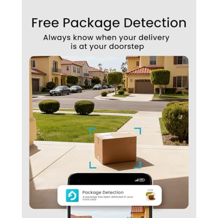 Draadloze deurbelcamera voor t - Home Security Cameras No Subscription recensie en prijs