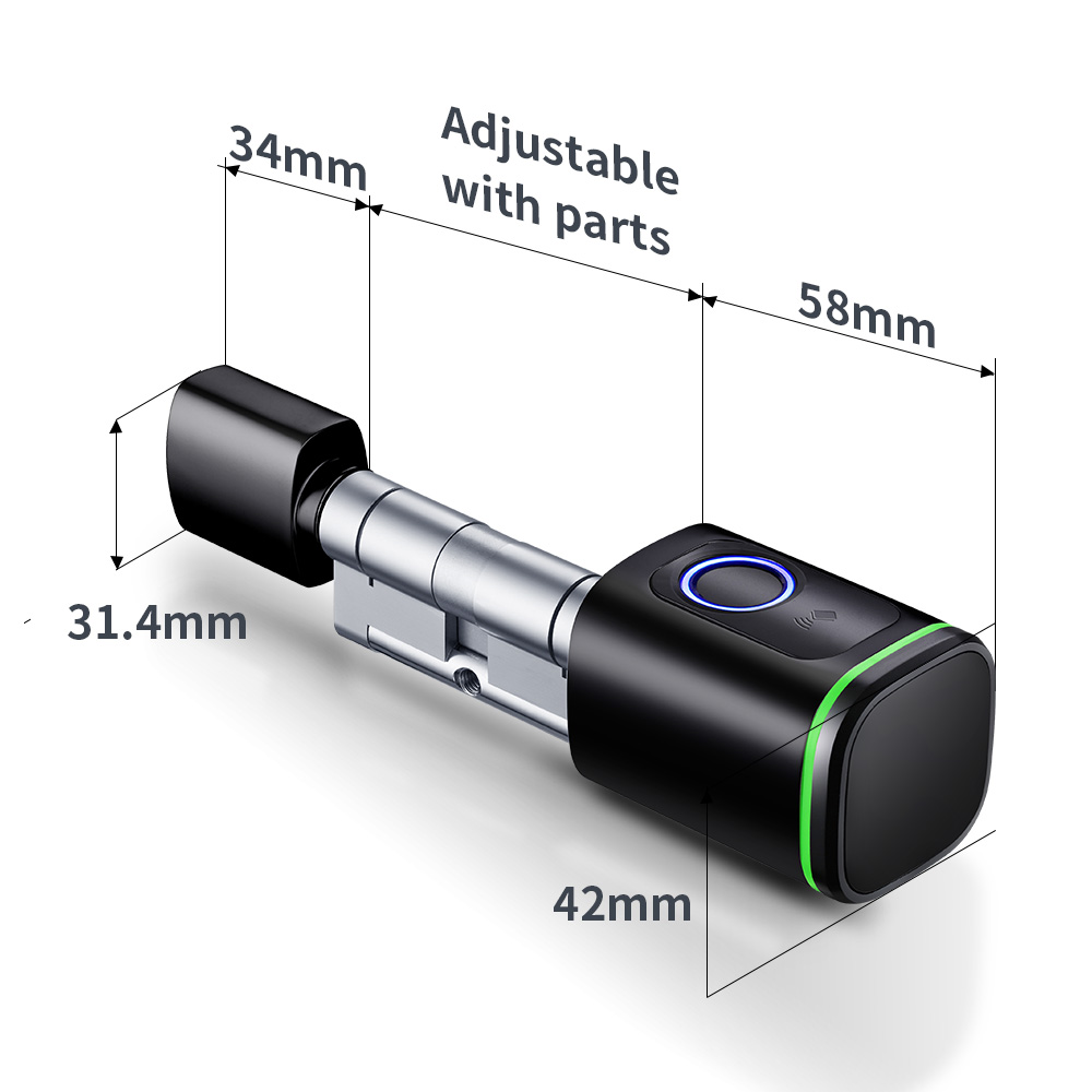 Smart Cilinderslot Tuya 60-90m - Home Security Battery recensie en prijs
