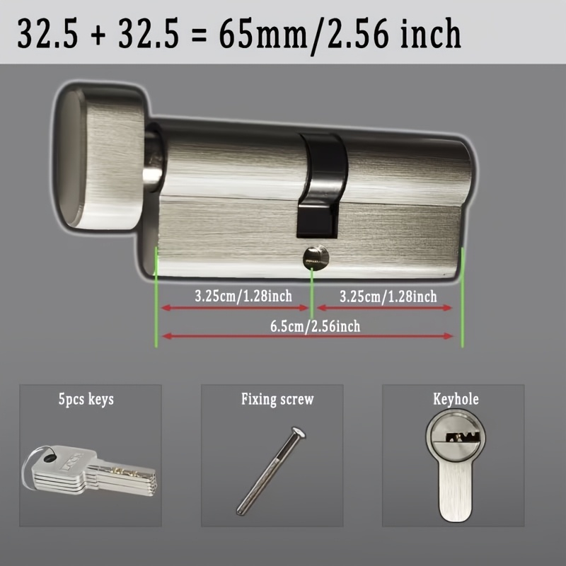 1 stuks Europese standaard vol - Home Security Locks For Doors recensie en prijs