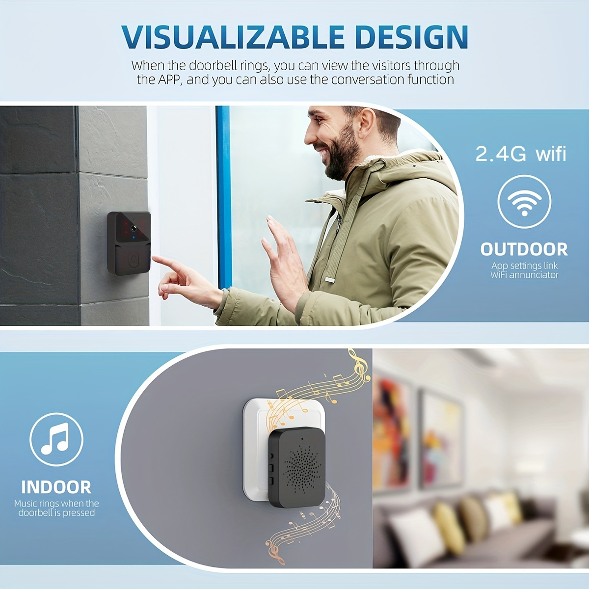 Tuya draadloze slimme videodeu - Home Security Prices recensie en prijs